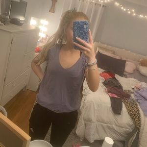 purple lululemon shirt